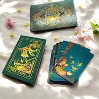Impression personnalisée de votre propre design, jeu de cartes Oracle en gros, cartes de tarot originales avec guide