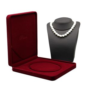 Lussuosa Scatola in Velluto per Collana di Perle, Confezione Regalo Personalizzata in Plastica per Anelli e Orecchini, Ideale per la <span class=keywords><strong>Festa</strong></span> <span class=keywords><strong>della</strong></span> <span class=keywords><strong>Mamma</strong></span> - Product Image 4