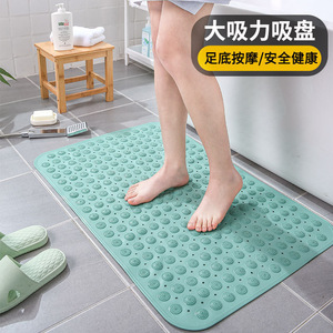 Tapis de salle de bain carré Skdotted en PVC antidérapant, tapis de massage pour les pieds, pour salle de douche, design moderne, couleur unie, été 2024 - Product Image 2