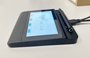 Tablette à signature électromagnétique <span class=keywords><strong>avec</strong></span> écran couleur de 5 pouces, dotée d'un module électromagnétique basé sur <span class=keywords><strong>Wacom</strong></span>. - Product Image 2
