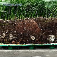 Planche de drainage anti-affaissement en HDPE robuste, drain alvéolé géocomposite pour projets de drainage des décharges, des routes, des tunnels et des plans d'terre.