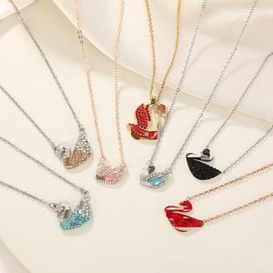 <span class=keywords><strong>Collana</strong></span> da Donna Zhixuan Designer SW con Pendente a Cigno in Lega e Zirconi Incastonati, Miglior Regalo <span class=keywords><strong>per</strong></span> <span class=keywords><strong>Lei</strong></span> - Product Image 4