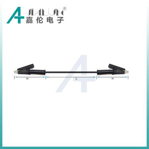 JIALUN 15Amp Jacaré Clipe <span class=keywords><strong>Test</strong></span> <span class=keywords><strong>Lead</strong></span> Set Silicone Crocodilo Clipe Fio para Sonda Multímetro - Product Image 5