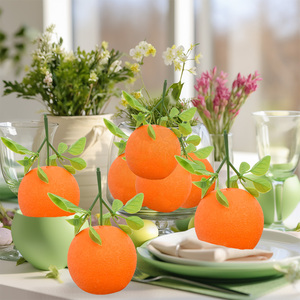 Naranja de juguete Gannan Navel, fruta artificial grande para espectáculos, enseñanza, Navidad y Acción de Gracias - Product Image 6
