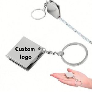 Cinta Métrica Retráctil con Logotipo Personalizado, Llavero con Cinta Métrica, Cinta Métrica Compacta para Bolsillos de Bolsos, Llaves, Portátil - Product Image 1