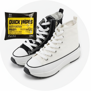 Sneakers da corsa da donna Basic High Top Set di tessuto per la pulizia delle scarpe incluso - Product Image 1
