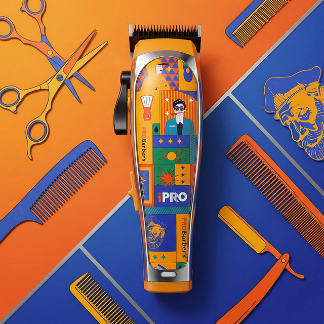 7500RPM Tuya Barber Clipper Salon Professional Hair Clippers High Power Ceramic Titanium Thin Blade Barber Machines