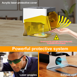 Twotrees TS1 2.5 Wát xách tay <span class=keywords><strong>mini</strong></span> máy tính để bàn máy khắc <span class=keywords><strong>laser</strong></span> cho Glass gỗ & Da DIY đánh dấu & cắt - Product Image 6