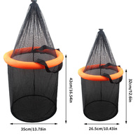 Sac de transport flottant en nylon pour poissons vivants, filet de protection épaissi, résistant à l'usure, grande capacité, pour boîte à pêche