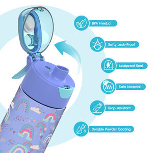 Bouteille d'eau en plastique pour enfants <span class=keywords><strong>2023</strong></span> sans BPA, vaporisateur d'eau pour l'école - Product Image 3