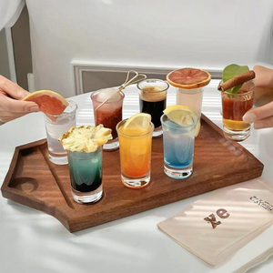 2025 <span class=keywords><strong>Mini</strong></span> Bullet Chất Lượng Cao 46Ml Thương Mại Cấp Bắn Thủy Tinh Mỏng Dưới Whiskey Rượu Quán Bar Hộp Đêm <span class=keywords><strong>Barware</strong></span> 24H Rush Đặt Hàng - Product Image 3