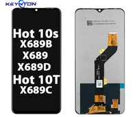 Pantallas LCD para Tecno Infinix Itel Spark 7P Hot 10S Hot10T Smart6+ X689A X689 X689C X6823C Kf7J Vision 3 Plus P38 Pro Crown Display