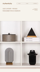Decoraciones de Librería Minimalistas Modernas de Alto Rendimiento, Decoración de Hogar de Lujo para Sala de Muestras - Product Image 4