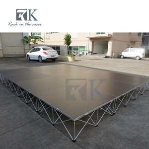 Plateforme de scène pliable en alliage d'aluminium pour événements, concerts, mariages – Socle de scène portable pour vente en gros - Product Image 5