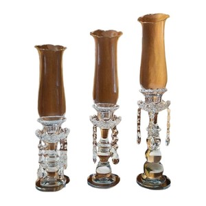 Chandelier en <span class=keywords><strong>cristal</strong></span> unique direct d'usine accessoires de mariage en trois pièces ornements de chandelier antiques décoration de mariage. - Product Image 6