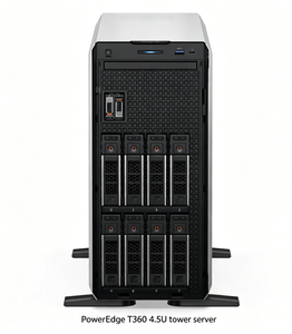 Serveur <span class=keywords><strong>Tour</strong></span> Monoprocesseur PowerEdge T360 avec Processeur Intel Xeon pour Petites Entreprises, Partage <span class=keywords><strong>de</strong></span> Fichiers, Imprimante et Contrôleur <span class=keywords><strong>de</strong></span> <span class=keywords><strong>Domaine</strong></span> - Product Image 1