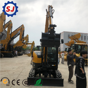 รถขุดขนาดเล็ก SY35U 3.8 ตัน บุ้งกี๋ 0.12 เมตร สำหรับใช้ในบ้าน รัศมีการเลี้ยวสั้น รับประกัน 1 ปี สำหรับงานจัดสวนและขุดร่อง - Product Image 5