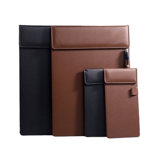 Customizable Single Board Clip Folder Restaurant Menu Ordering Plywood Wood Crafts Logo Printed Leather Wall Signs Wooden Boxes