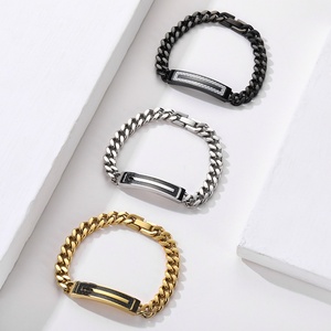 Pulsera de Acero Inoxidable con Logotipo Personalizado, Chapado en PVD, Resistente al Agua y al Deslustre, de Alta Calidad, al por Mayor - Product Image 4