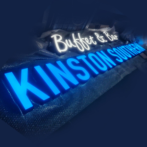 Custom 3D Letters Acrylic LED Frontlit Company <b>Name</b> Logo Sign with Remote Control IP54 Waterproof Multi-Color <b>Lights</b> for Shop - Product Image 1