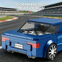 Reobrix 822 330pcs Mobil Sport Skala MOC Model Kota Teknis Mainan Edukatif Kreatif untuk Anak-anak Set Balok Bangunan