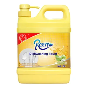 5L Kitchen Cleaning Washing Detergent Hand Wash Oil-removal green apple Dishwashing Liquid