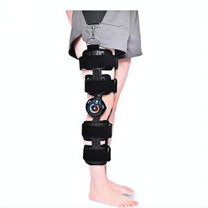 Inmovilizador de Rodilla Articulado con Cierre Magnético Ajustable para Alivio del Dolor en Adultos, Ortesis Metálica Postoperatoria para Rodilla - Product Image 2
