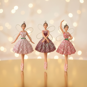Décoration de Noël d'intérieur et d'extérieur, personnalisée, élégante, en forme de ballerine, en résine, rose, mignonne, fabriquée en Chine - Product Image 2