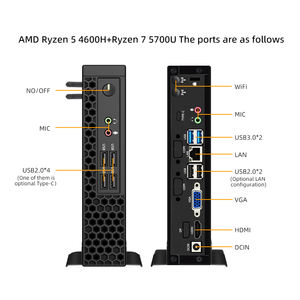 ใหม่เอเอ็มดี <span class=keywords><strong>A10</strong></span>-8700P A12-9720P โปรเซสเซอร์ Ryzen 5-4600H ซีพียู R7-6800H R7-5700U คอมพิวเตอร์ขนาดเล็กพกพาได้ออกแบบเกมธุรกิจ - Product Image 6