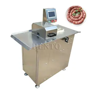 Hot Dog yapmak sosis makinesi düğüm bağlama makinesi/sosis bağlama makinesi/otomatik sosis doldurucu ve Twister