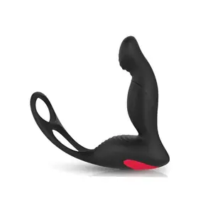 Sexo quente vibrando brinquedos silicone adulto erótico estimulação anal brinquedo quintal próstata massagem com anel peniano, brinquedo do sexo adulto