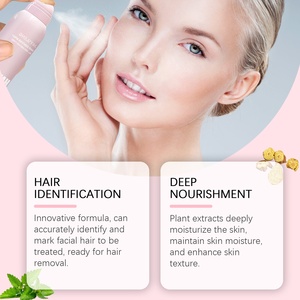 Jaysuing Herbal Crème dépilatoire pour le visage Spray nettoyant doux pour le visage Caractéristiques du corps Lame pour la reconnaissance Purifiant Comes Gift - Product Image 2