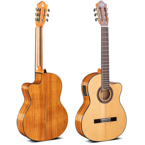 Artiny, venta al por mayor, OEM chino, parte superior sólida, <span class=keywords><strong>guitarra</strong></span> flamenca de 39 ", <span class=keywords><strong>guitarra</strong></span> clásica <span class=keywords><strong>con</strong></span> pastilla - Product Image 1