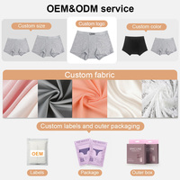 Bóxers Menstruales para Mujer, Personalizados al por Mayor, con 4 Capas Absorbentes a Prueba de Fugas, de Algodón, para el Periodo Menstrual