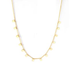 Trendige Anpassbare Ketten-Halskette mit Goldplattiertem Anhänger für Damen, Ideal für Hochzeit, Verlobung, Party und Jubiläum - Product Image 5