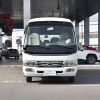Meilleurs Toyota Coaster Hiace Mini Bus Électrique d'Occasion 2017-2019, 15 et 30 Places, Transporteur BUS Coaster
