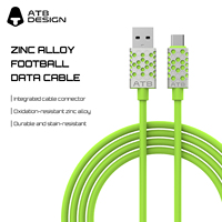 Câble de données USB Type-C en alliage de zinc avec blindage tressé, charge rapide pour imprimantes et ordinateurs - Accessoires électroniques en gros