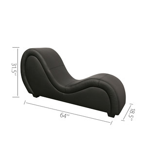 Chaise longue rembourrée en similicuir pour hôtel 5 étoiles pour le yoga-pour les étirements, la relaxation, l'exercice et plus - Product Image 3