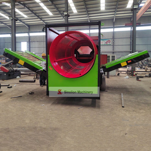 ROTARY <span class=keywords><strong>trommel</strong></span> trống màn hình với bơm & PLC cho củi đá đất đá Phân compost-Nhỏ đơn vị di động chất lượng cao 1 năm bảo hành - Product Image 6