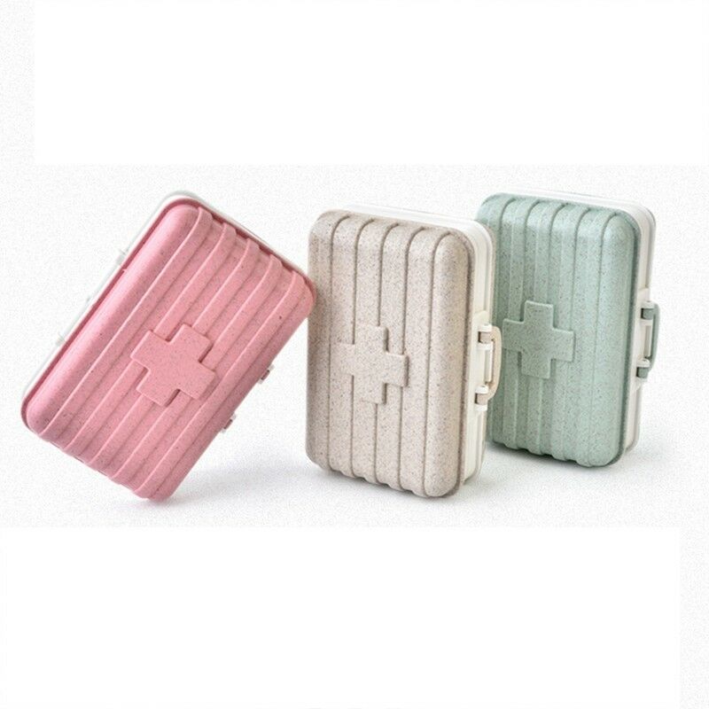 Новинка, экологически чистый органайзер для таблеток с 6 отделениями, пластиковый чемодан, коробка для таблеток, Индивидуальная коробка для таблеток