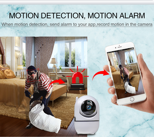 <span class=keywords><strong>2MP</strong></span> Suniseepro 360 grados vigilancia interior hogar inteligente bebé cámaras 1080P HD seguridad inalámbrica Mini Wifi PT Cámara - Product Image 5