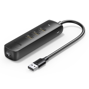 UGREEN USB to <strong>Ethernet</strong> Adapter, <strong>5</strong> in 1 USB Hub With <strong>Ethernet</strong>, Multiport Network Adapter With 3 USB 3.0 Port, Gigabit RJ45,USB-C - Product Image 1