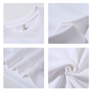 H5402 Vente en gros de sweat-shirts à col rond en coton 100% 380g avec logo brodé personnalisé, sweat-shirt pour hommes - Product Image 3