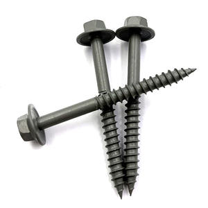 Tornillo autorroscante estructural para madera con cabeza hexagonal <span class=keywords><strong>de</strong></span> acero endurecido Ruspert C1022 gris y arandela grande - Product Image 6