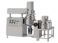 Mélangeur Homogénéisateur Cosmétique Sous Vide à Cisaillement Élevé en Acier Inoxydable, Moteur à Engrenages, Capacité 500L, pour Émulsification de Dentifrice - Prix Usine