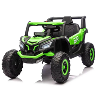 Voiture électrique 12V 4x4 pour grands enfants, jouet électrique UTV avec télécommande parentale, pneus en plastique, 4 amortisseurs
