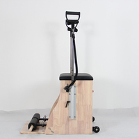 Chaise de Pilates en chêne de haute qualité et durable - Portable pour studio de Pilates et usage domestique, exercices de yoga et de musculation, design réglable