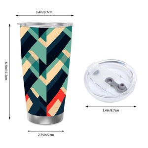 แก้วน้ำขนาด20ออนซ์สำหรับเดินทางพร้อมขอบสีเงินแบบเดี่ยวใช้ได้ทั้งในเครื่องล้างจานและไมโครเวฟปลอดภัยผนังสองชั้นพร้อมฝาและหลอด - Product Image 4