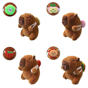 Sac à bandoulière pour étudiant en peluche Kawaii de 13,5 cm, série complète, avec breloque, jouet en peluche doux et mignon, personnages de dessins animés, logo personnalisé, vente en gros - Product Image 5