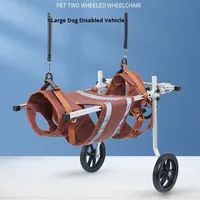 Fauteuil roulant personnalisé pour chien de grande taille, pour la mobilité des pattes arrière, la rééducation aux blessures et la réadaptation après fracture, aide à la marche en voiture